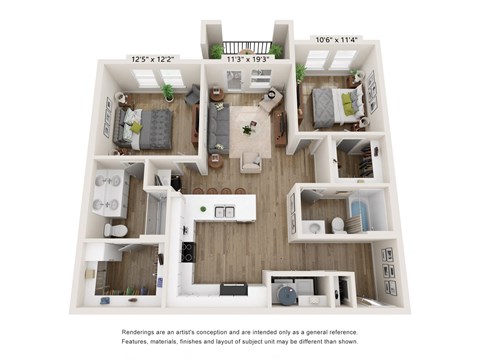 a floor plan of the villas at houston levee west apartments